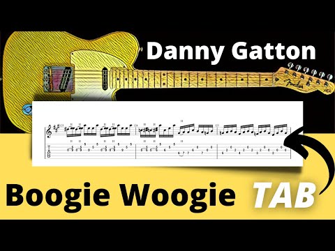 Danny Gatton Pt. 2 - Boogie Woogie Guitar Tab