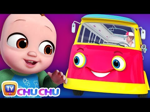 *New* Wheels on the Bus Song - Baby Starts Crying | ChuChu TV 3D Nursery Rhymes and Kids Songs Video