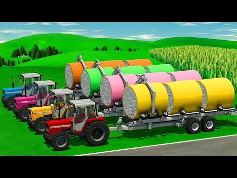 HARVEST, MAKE AND LOAD COTTON BALES WITH LANDINI TRACTORS in Farming Simulator 25! 🚜