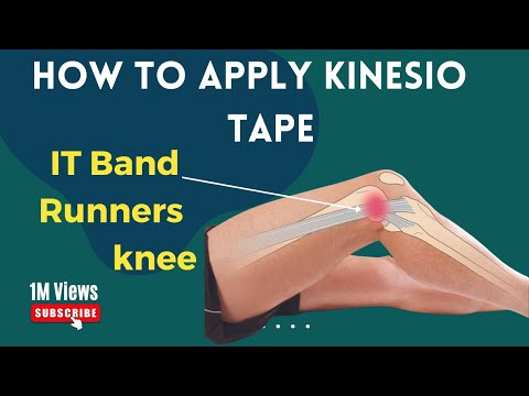 How to apply Kinesiology Tape for IT Band / Runners Knee