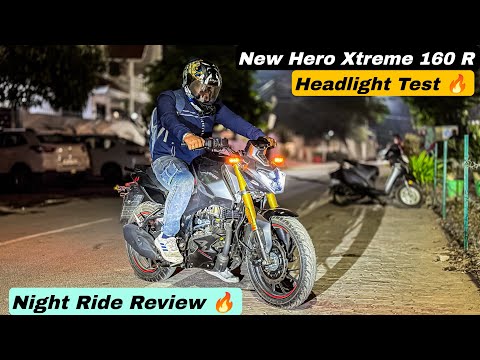 New 2026 Hero Xtreme 160 R Headlight Test & Night Ride Review 🔥 || Unexpected 🤯