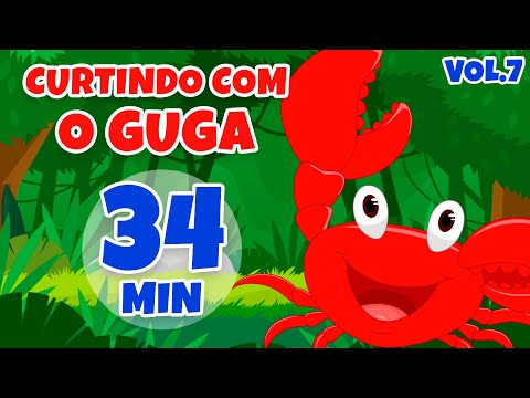 Curtindo com o Guga Vol. 7 - Giramille 34 min | Desenho Animado Musical