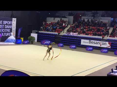 Florie Marion ruban - Nat A 14/15 ans - France Besançon 2018