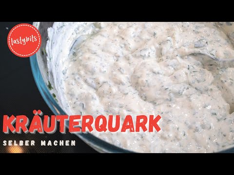 Kräuterquark selber machen | Mit frischen Kräutern & Zitrone