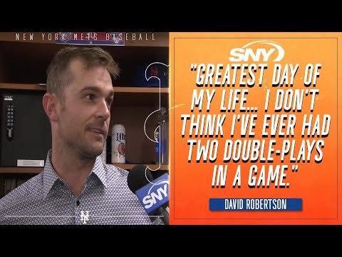 David Robertson: 'Greatest day of my life... I don't think I've ever had two DP's in  game' | SNY