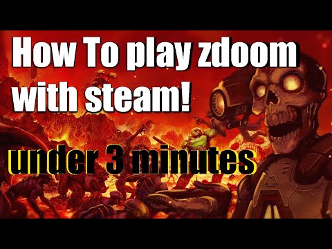 How to play Doom port with steam under 3 minutes! 6 easy steps!