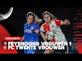 Topper op Varkenoord blijft onbeslist | Highlights Feyenoord V1 - FC Twente Vrouwen | 2021-2022