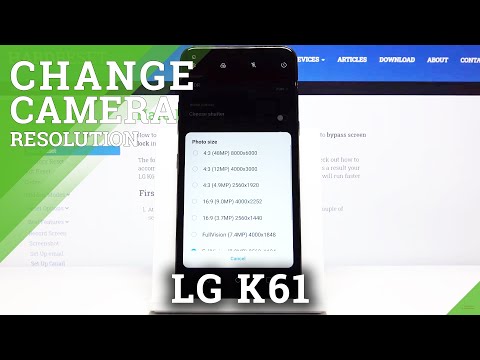 How to Change Photo Resolution in LG K61 - Adjust Photo Resolution