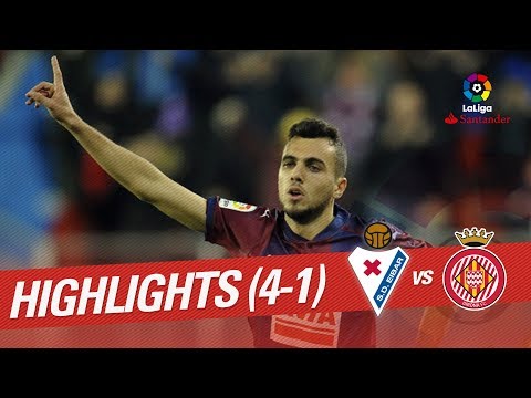 Resumen de SD Eibar vs Girona FC (4-1)