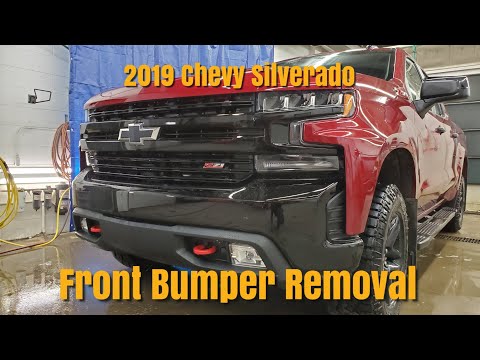 Front Bumper Removal 2019 Chevy Silverado