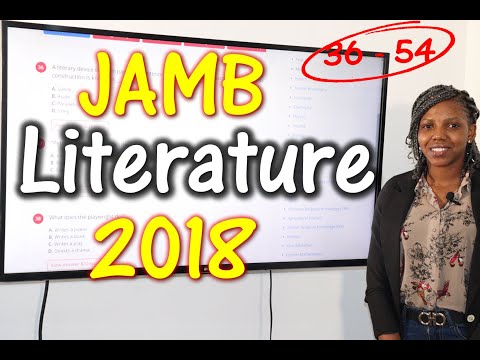 JAMB CBT Literature in English 2018 Past Questions 36 - 54