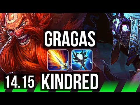GRAGAS vs KINDRED (JGL) | 11/0/0, Legendary, 900+ games | VN Master | 14.15