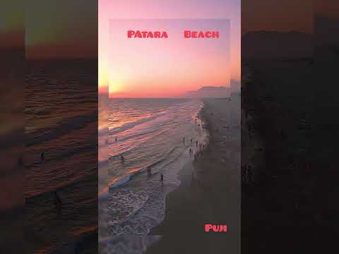 "Sun Set View of Patara Beach in Turkey" 🏖🌅🌞 #naturebeaty#beachvibes#turkey#beauty#amazingshort🤍🖤❤️😍