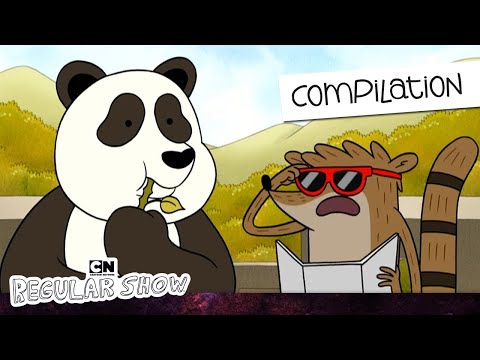 Best Mordecai and Rigby Raps | MEGA Marathon | Regular Show | Cartoon Network