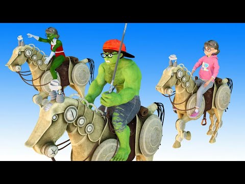 Nickhulk vs giant zombiehulk - scary teacher 3d tani zombie happy Ending