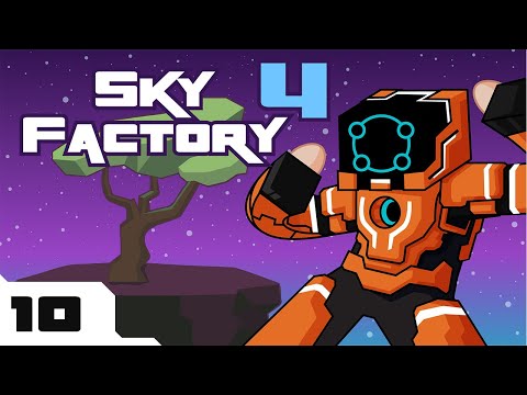 Wanderbots - Let's Play Minecraft Sky Factory 4 Modpack - Part 10 - Arboreal Alchemy