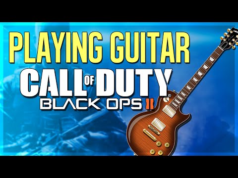 PLAYING GUITAR ON CALL OF DUTY BLACK OPS 2 (Playing For Fans)