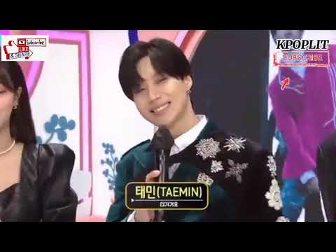 111520 MC MINHYUK, MC NAEUN & MC JAEHYUN INTERVIEWING TAEMIN CUT 5 @INKIGAYO