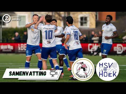 👏😍 HOEK OPNIEUW KOPLOPER TWEEDE DIVISIE NA KNAPPE ZEGE ⚽📈 | Samenvatting: Jong Sparta- Hoek 🎥