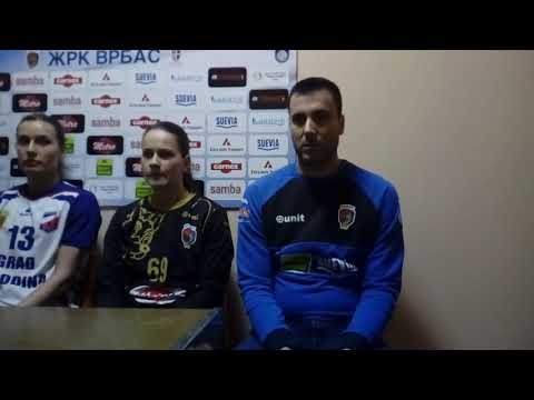 SRLZ 10. kolo / ŽRK Vrbas - ŽORK Jagodina / Konferencija za medije