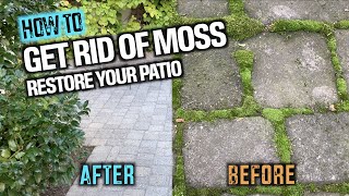 How To Clean Your Patio and Kill Moss - Patio Restored!
