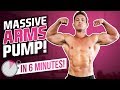 6 MIN ARM BLAST! BICEPS & TRICEPS! (Follow Along Workout!)