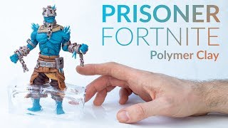 Prisoner from Snowfall Challenge (Fortnite Battle Royale)  – Polymer Clay Tutorial