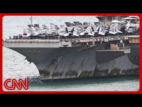 In Thailand, USS Abe Lincoln covered in rust after 286 days at sea