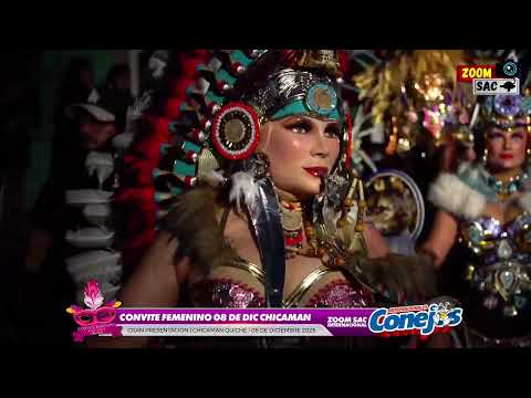 PRESENTACION DEL CONVITE DE DAMAS 8 DE DICIEMBRE CHICAMAN QUICHE AMENIZA INTERNACIONALES CONEJOS