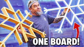 Beginner Budget Builds: Wooden Snowflake that Sell!