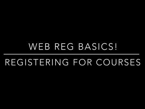 Web Reg Ucsd