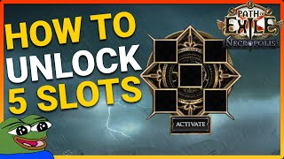 PoE 3.24 | How to Unlock 5 Map Slots | Quick Guide