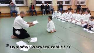 preview picture of video 'Aikido Chrzanów - Egzaminy dzieci - styczeń 2014'