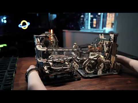 ROKR Marble Spaceport LGC01 - First ROKR motorized marble run