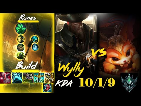 [ Wylly ] Gangplank vs Gnar Top - Season 11 - Platinum 90 LP