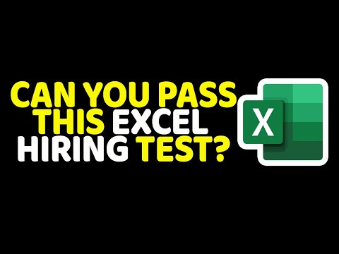 How to Pass EXCEL TEST FOR JOB INTERVIEW - Questions and Answers with Solutions