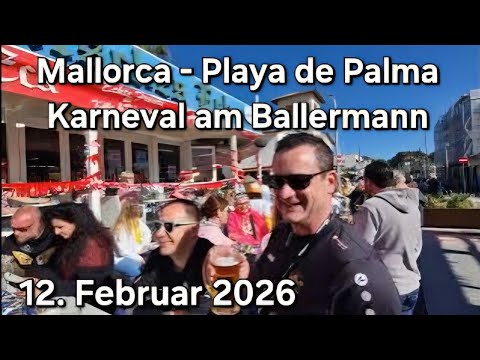 🌴Playa de Palma Compact - 🥳Day & Night at Ballermann |♥️Mallorca VLOG February 12, 2026