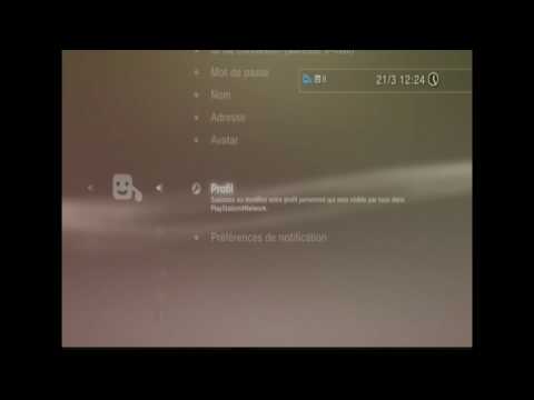 comment modifier id playstation network