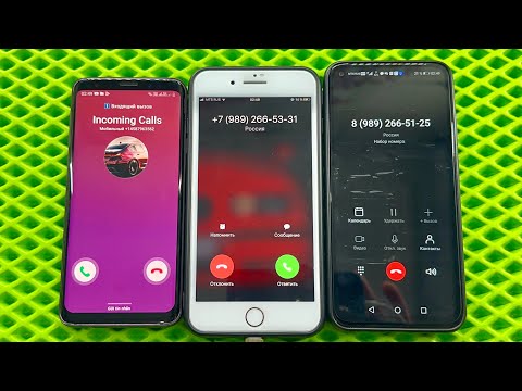 Mobile Calls Samsung Galaxy S9, iPhone 7, Huawei P40 Lite E/ Show Cases/ iOS vs Android/ Incoming