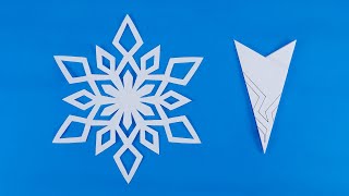 Easy DIY Paper Snowflakes | How to make snowflakes out of paper | Christmas Decoration Ideas