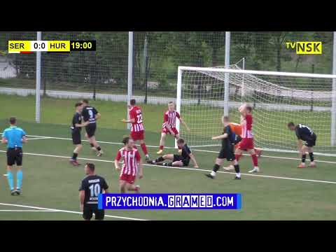 tv.nsk.pl [syt. Sokół 19] KS Sokół Serock - PWKS Huragan Wołomin 4:0 (1:0) 2023-05-26 g. 19:30
