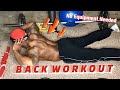HOME BACK WORKOUT (No equipment needed) | TRAIN AT HOME | NO GYM