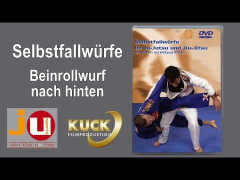 Selbstfallwürfe im Ju-Jutsu & Jiu-Jitsu - Beinrollwurf nach hinten