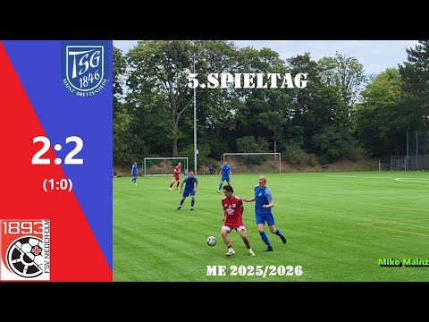 TSG 1846 Bretzenheim VS FSV Nieder OLM, 5. Spieltag ME 2025/2026