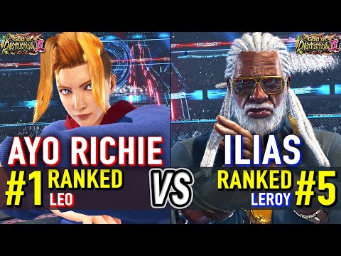 T8 🔥 AYO RICHIE (#1 Ranked Leo) vs ILIAS (#5 Ranked Leroy) 🔥 Tekken 8 High Level Gameplay