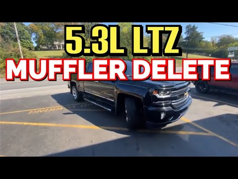 2016 Chevy Silverado 5.3 LTZ-AUSPUFF mit SCHALLDÄMPFER-ENTFERNUNG!