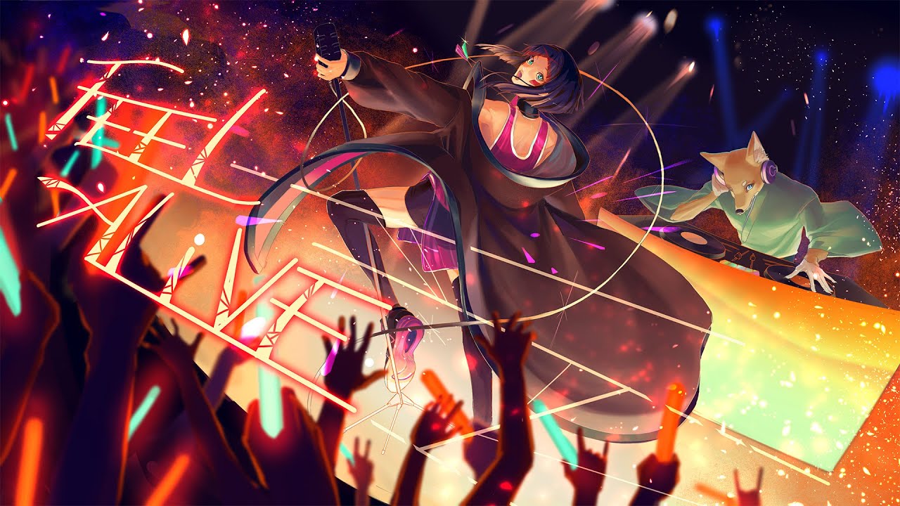 【キツネDJ】FEEL ALiVE feat. AZKi  （Lyric Video）/ #音楽を止めるな2 公式テーマソング