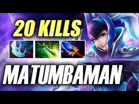 Liquid Matumbaman • Luna • 20 Kills — Pro MMR Gameplay Dota 2
