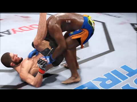 Khabib vs. Kevin Randelman - EA Sports UFC 4 - Champion Fight