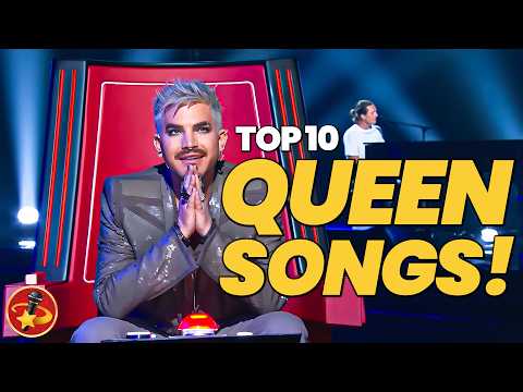 10 EPIC Queen ANTHEMS on The Voice 🎤 UNFORGETTABLE Blind Auditions